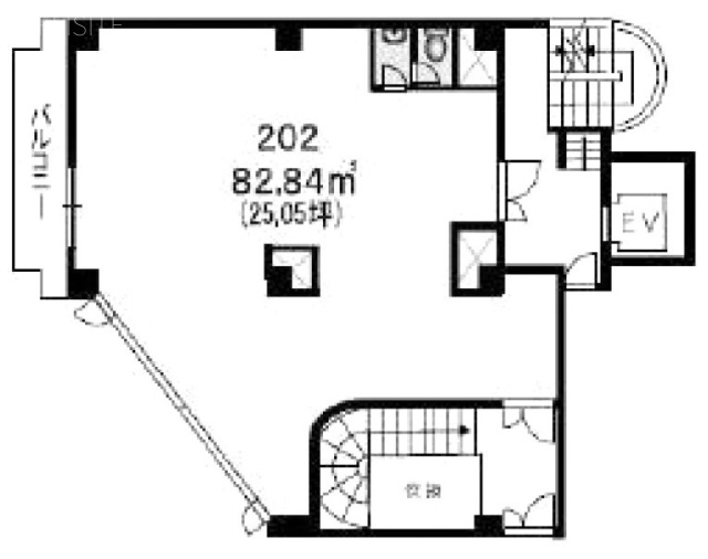 グランドゥール池田ビル202 間取り図