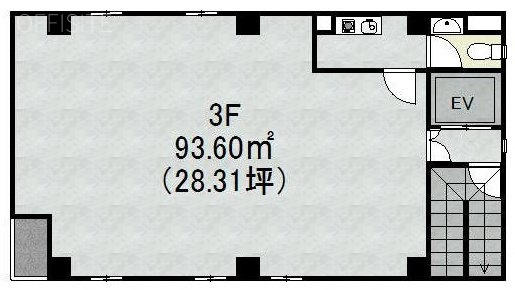 アールエムビル3F 間取り図