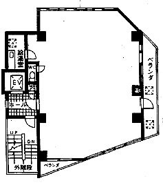 代々木松浦ビル2F 間取り図