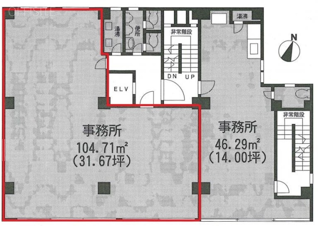 カナメビル本館 間取り図