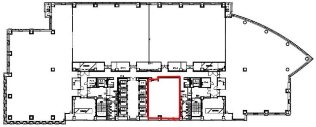 ミューザ川崎セントラルタワー21F 間取り図