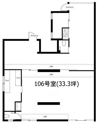 ハネギテラス106 間取り図