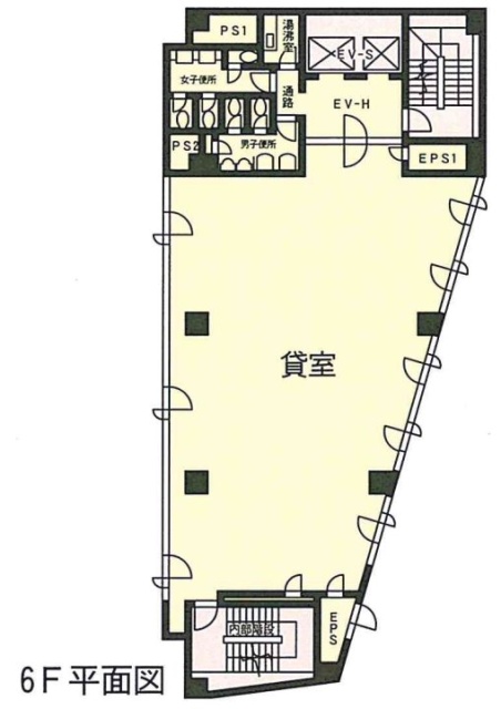 小杉ビル西早稲田6F 間取り図