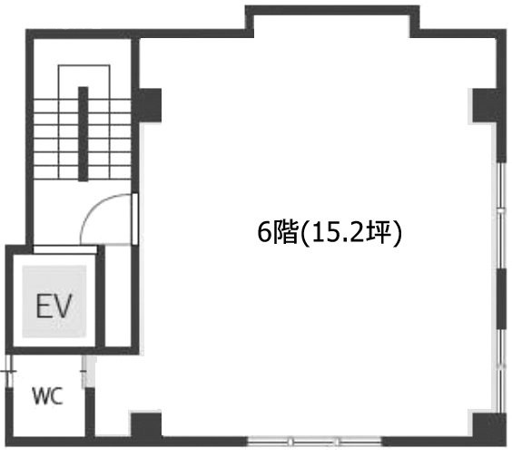 銀座JKビル6F 間取り図