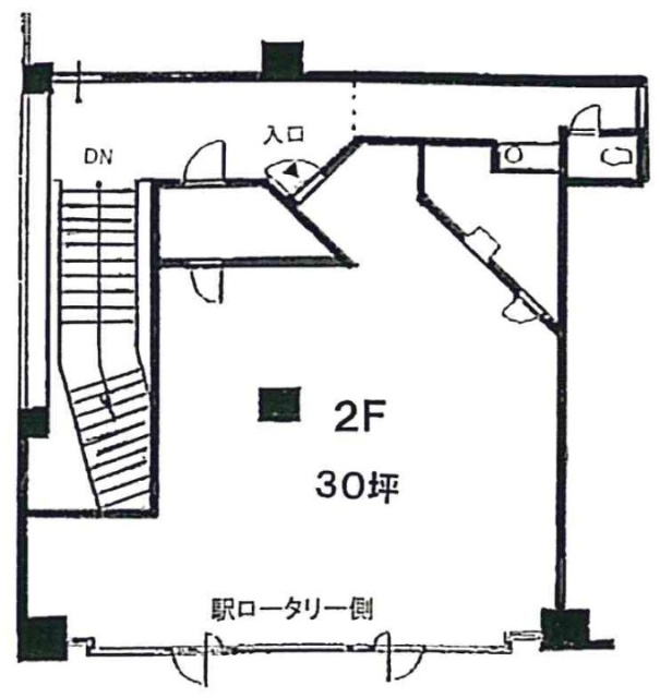 大岩ビル2F 間取り図