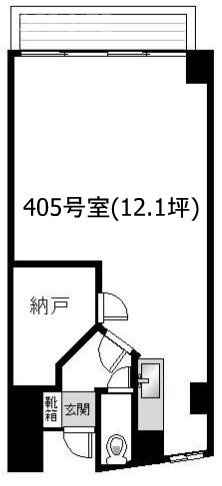 金子ハイツ405 間取り図