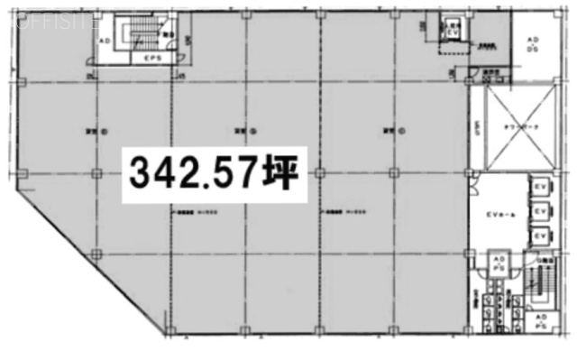 築地KYビル7F 間取り図