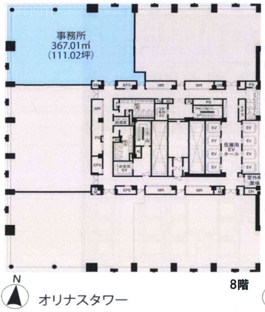 オリナスタワー2 間取り図