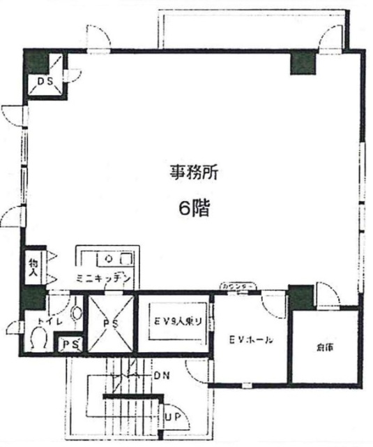 ユニマット船橋駅前ビル6F 間取り図