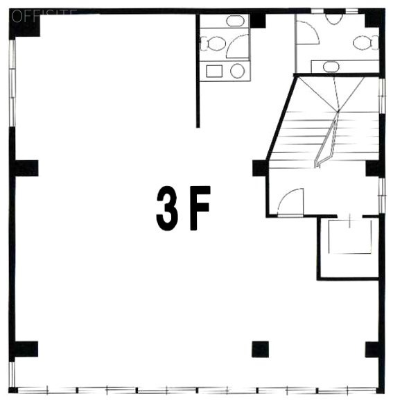 滝田(瀧田)ビル3F 間取り図