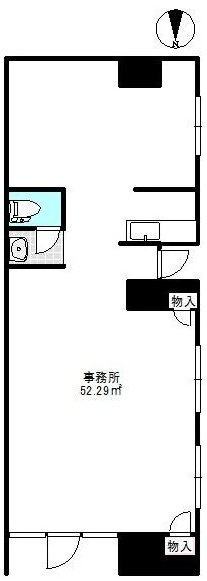 ニックハイム吾妻橋ビル104 間取り図