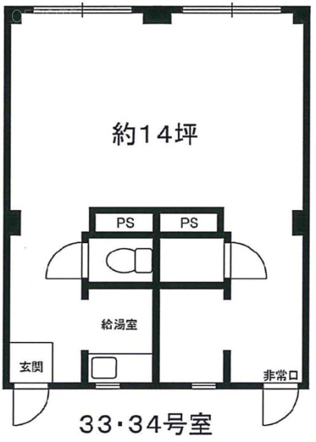 七福ビル33 間取り図