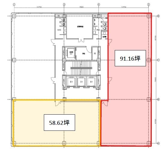 相互半蔵門ビル4F 間取り図