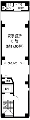 天下一第2ビル3F 間取り図