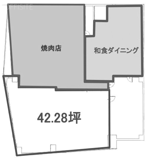 Gビル南青山02B1F 間取り図