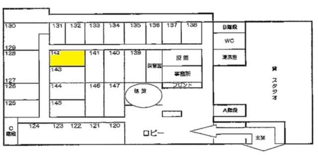 赤坂オフィスハイツ142 間取り図