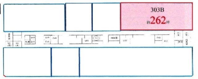 ヒューリック葛西臨海ビル303B 間取り図