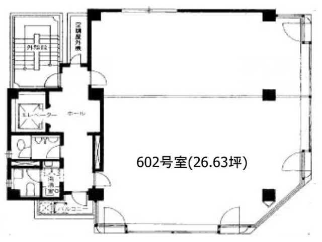 石川ビル602 間取り図