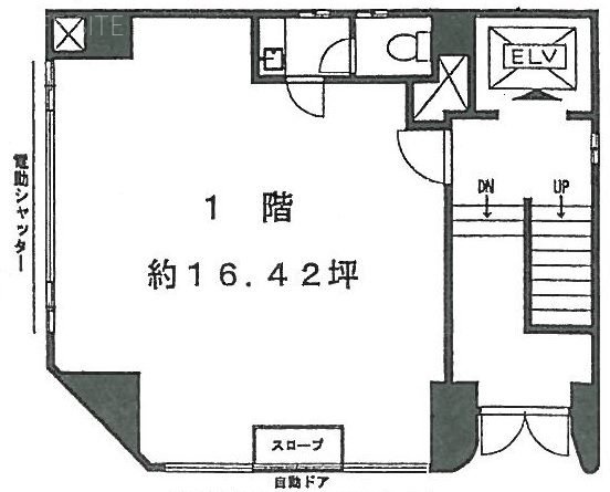 山田ビル1F 間取り図
