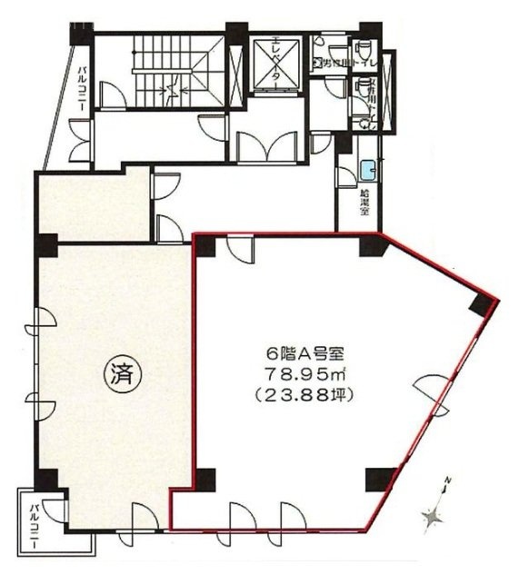 久保寺ビルA 間取り図