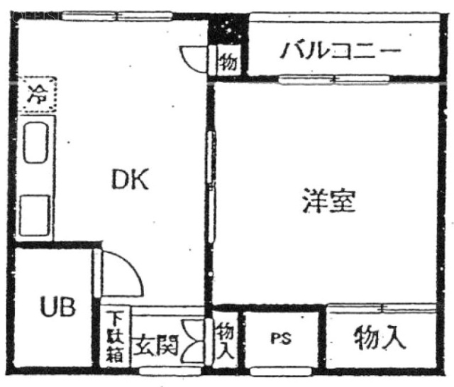 内海ビルⅢビル303 間取り図