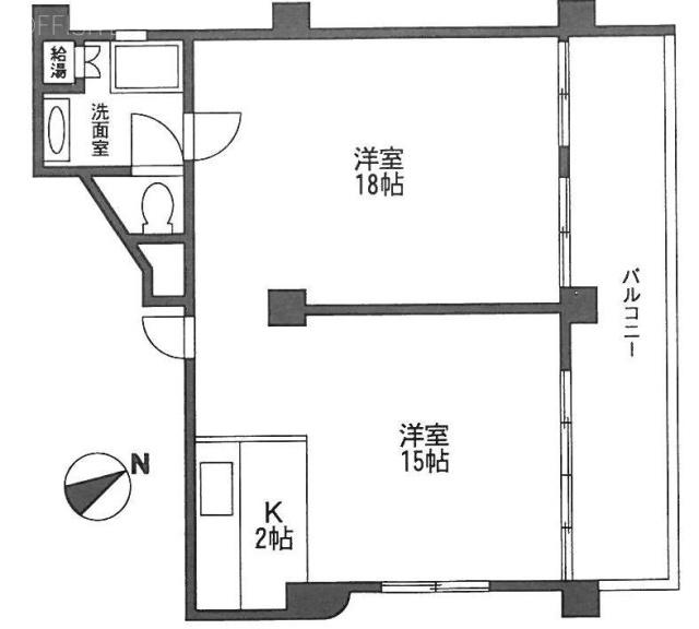 アネックス青南ビル201 間取り図