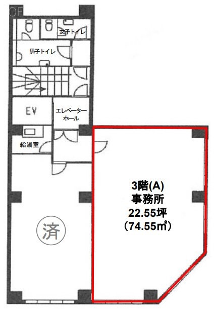 深山ビルA 間取り図