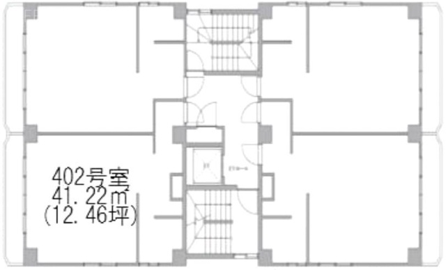 THE HARBOUR SHIBAURA402 間取り図