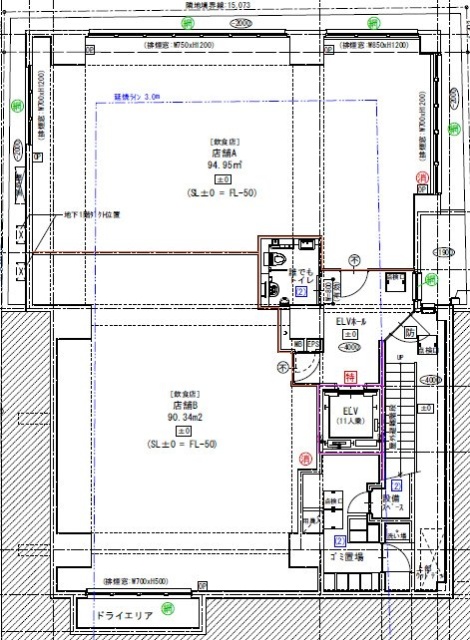 VORT赤坂ⅡA 間取り図