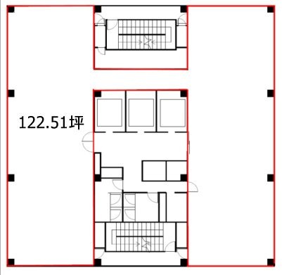 松戸ビル6F 間取り図