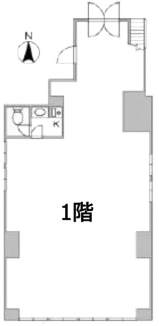 ローザス・フジビル1F 間取り図