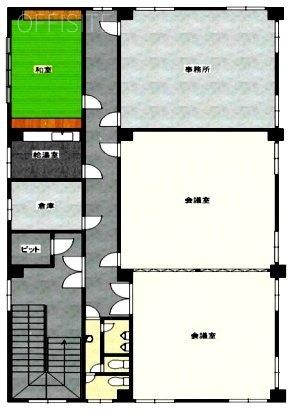 ラッピー興産ビル2F 間取り図