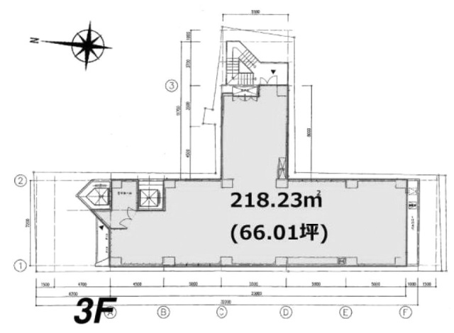 花川ビル3F 間取り図