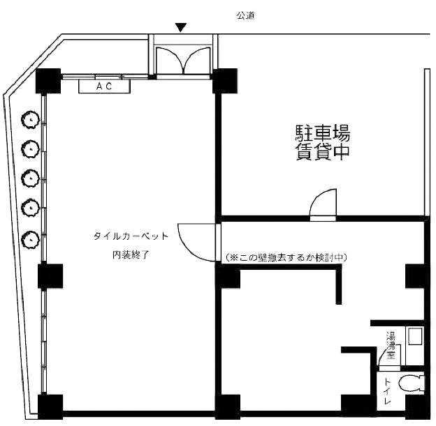 駒込台ハイツビルT棟101 間取り図