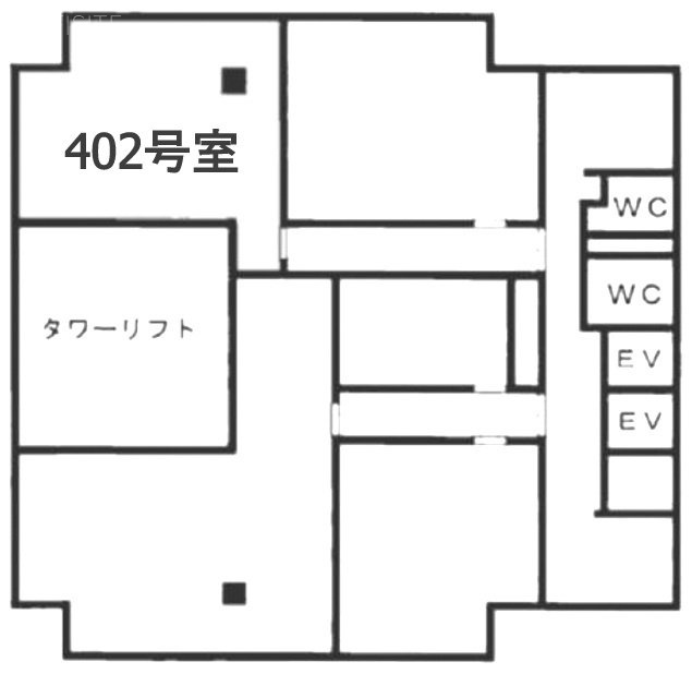 ミナトイセビル402 間取り図