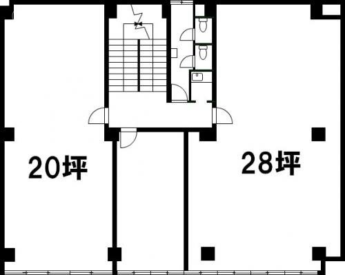 日本橋日興美装ビル203 間取り図