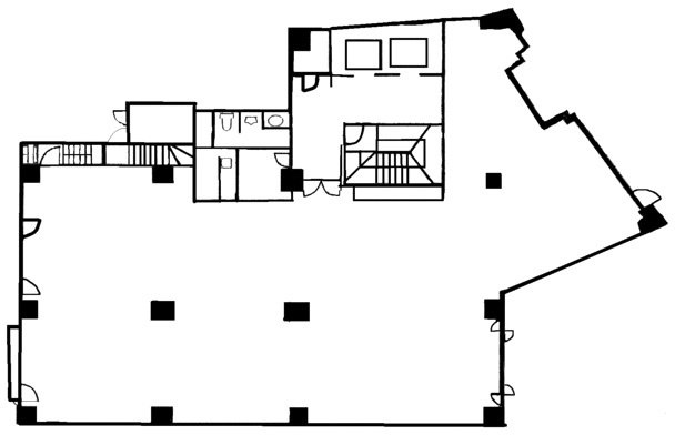 エムジー市ヶ谷2F 間取り図