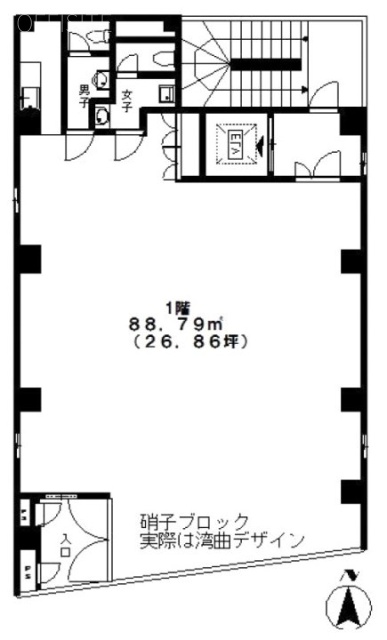 コア星望ビル1F 間取り図