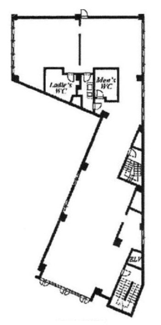 新宿岡田ビル2F 間取り図