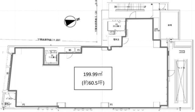 TAKAMAビル2F 間取り図