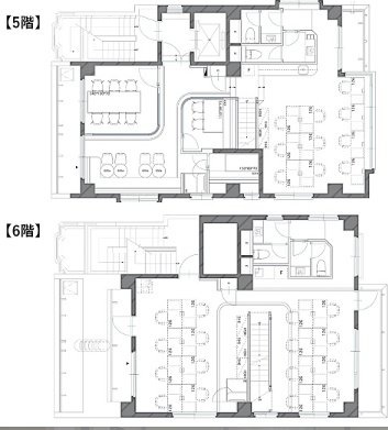 NOVEL WORK Jimbocho5F～6F 間取り図