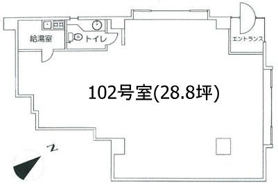 日本パーティビル102 間取り図