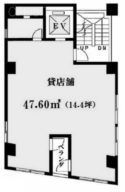 湯島ケイワンビル5F 間取り図