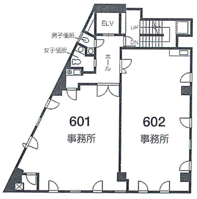 コクーンビル601 間取り図