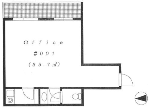 佐藤フラッツB101 間取り図