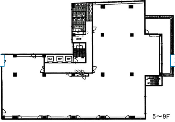 五反田NTビル8F 間取り図