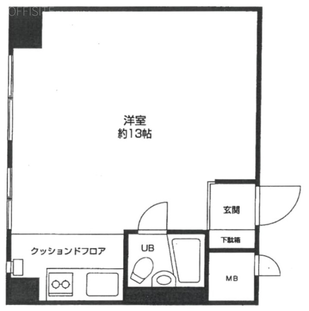 新中野駅上プラザ6F 間取り図