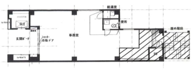 トーケン(TOKEN)ビル1F 間取り図