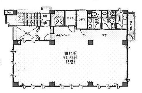 折本パートⅡビル3F 間取り図