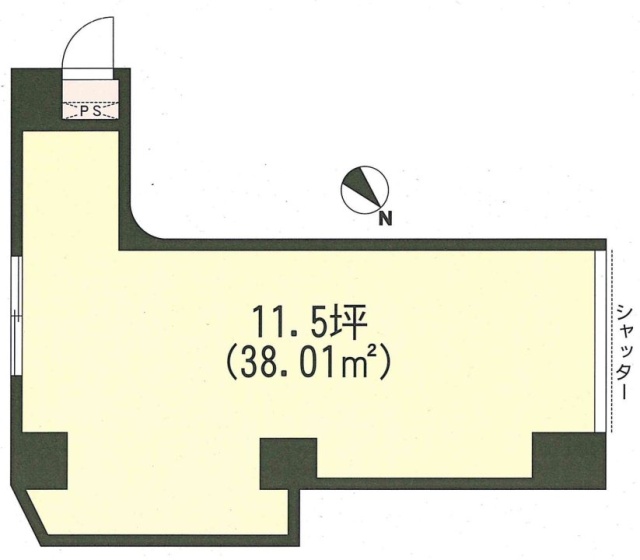 ストーク麻布十番1F 間取り図